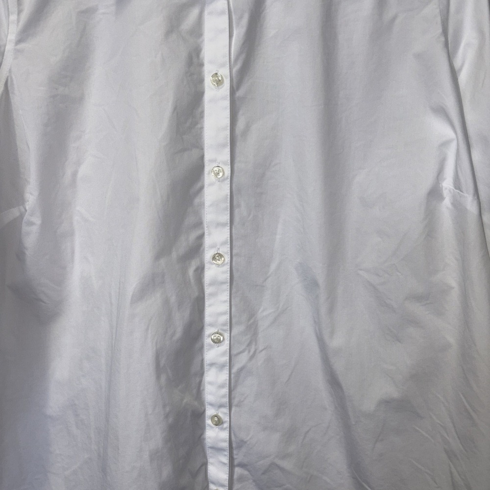 Set Of 2 Lands End Women's‎ No Iron Button Up 3/4 Sleeve Tops 18 W - Picture 8 of 16